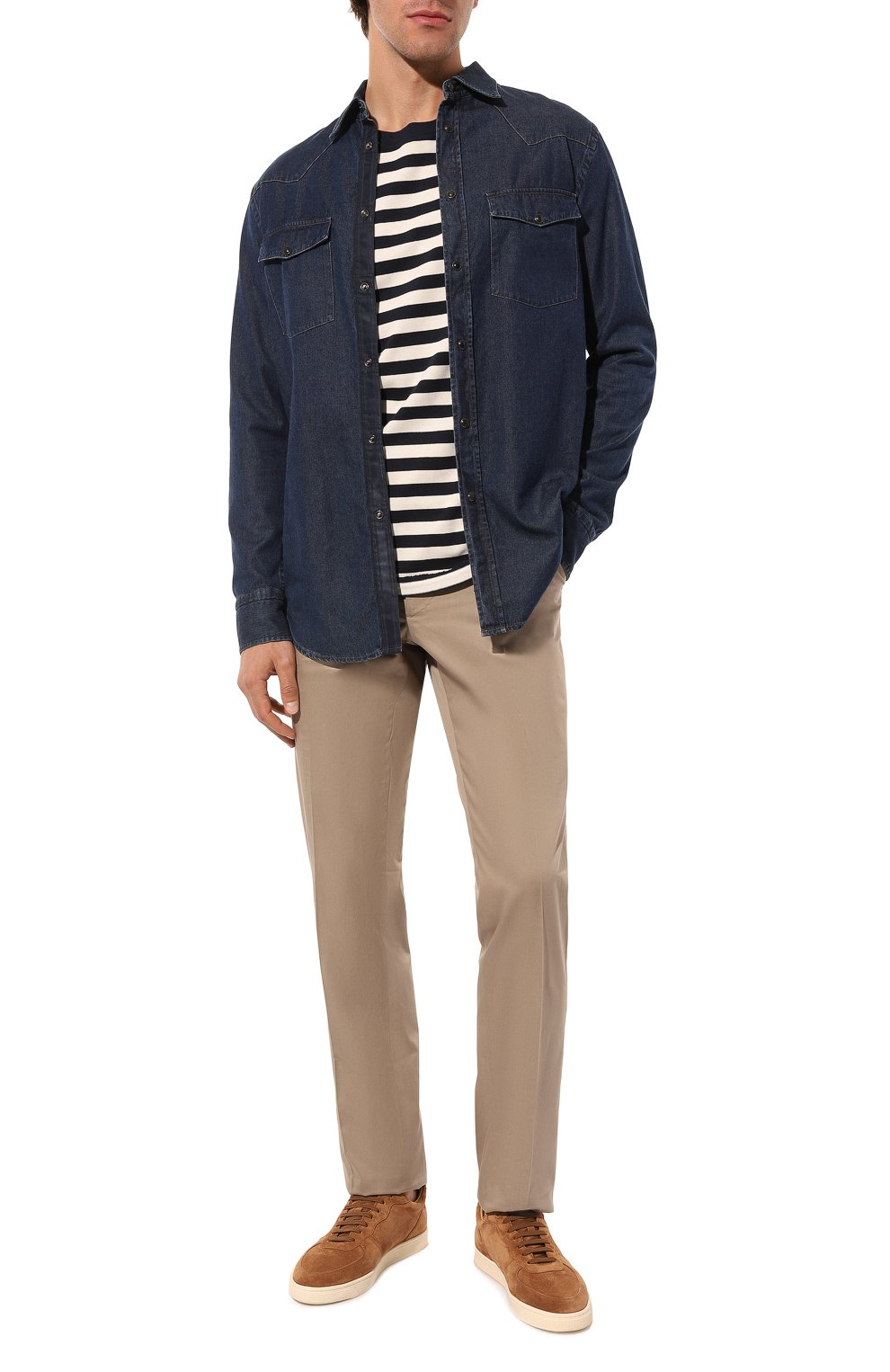 Замшевые кеды BRUNELLO CUCINELLI, арт. MZUSIB2057, фото 2