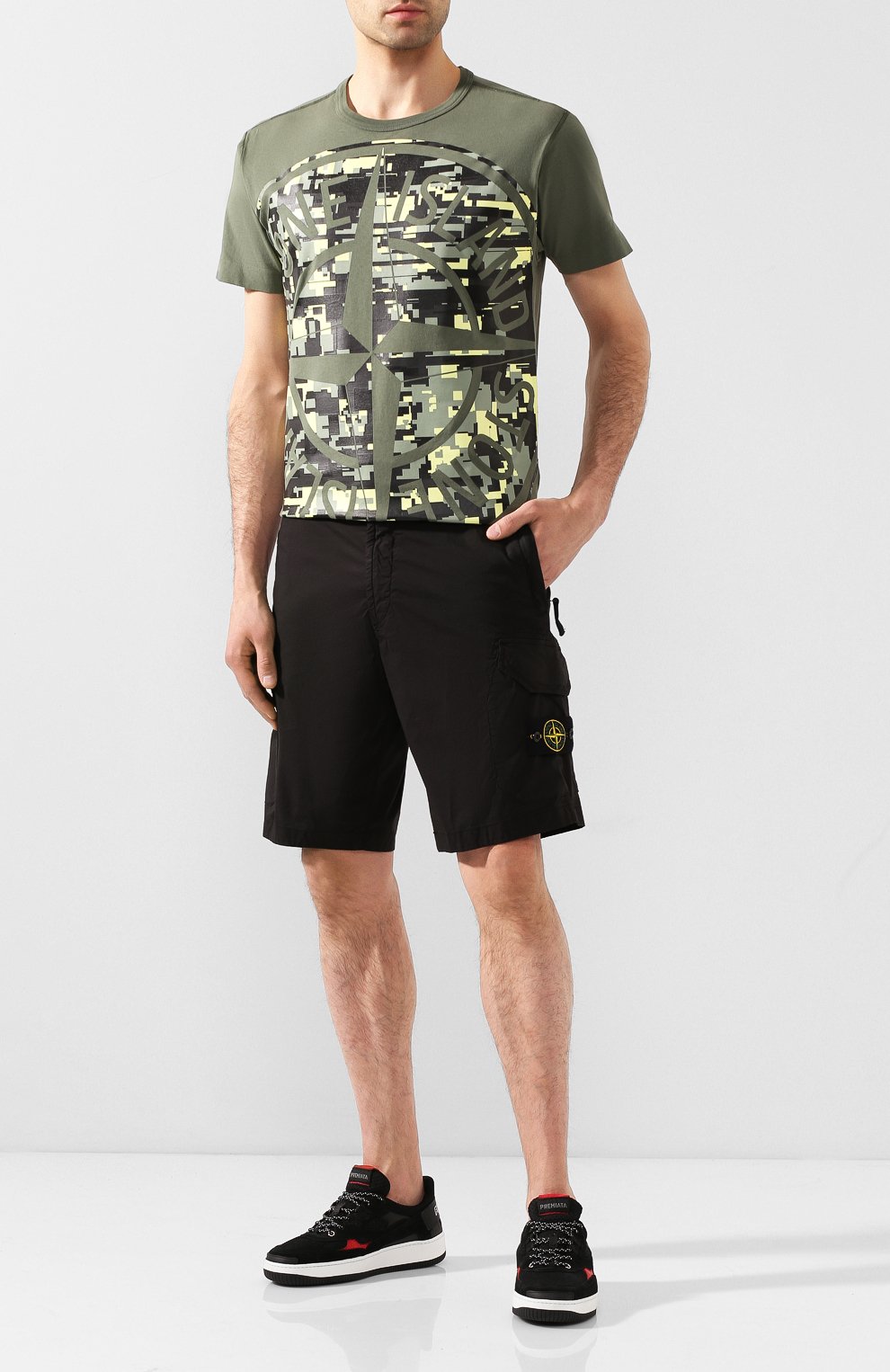 Хлопковая футболка STONE ISLAND, арт. 721523387, фото 2