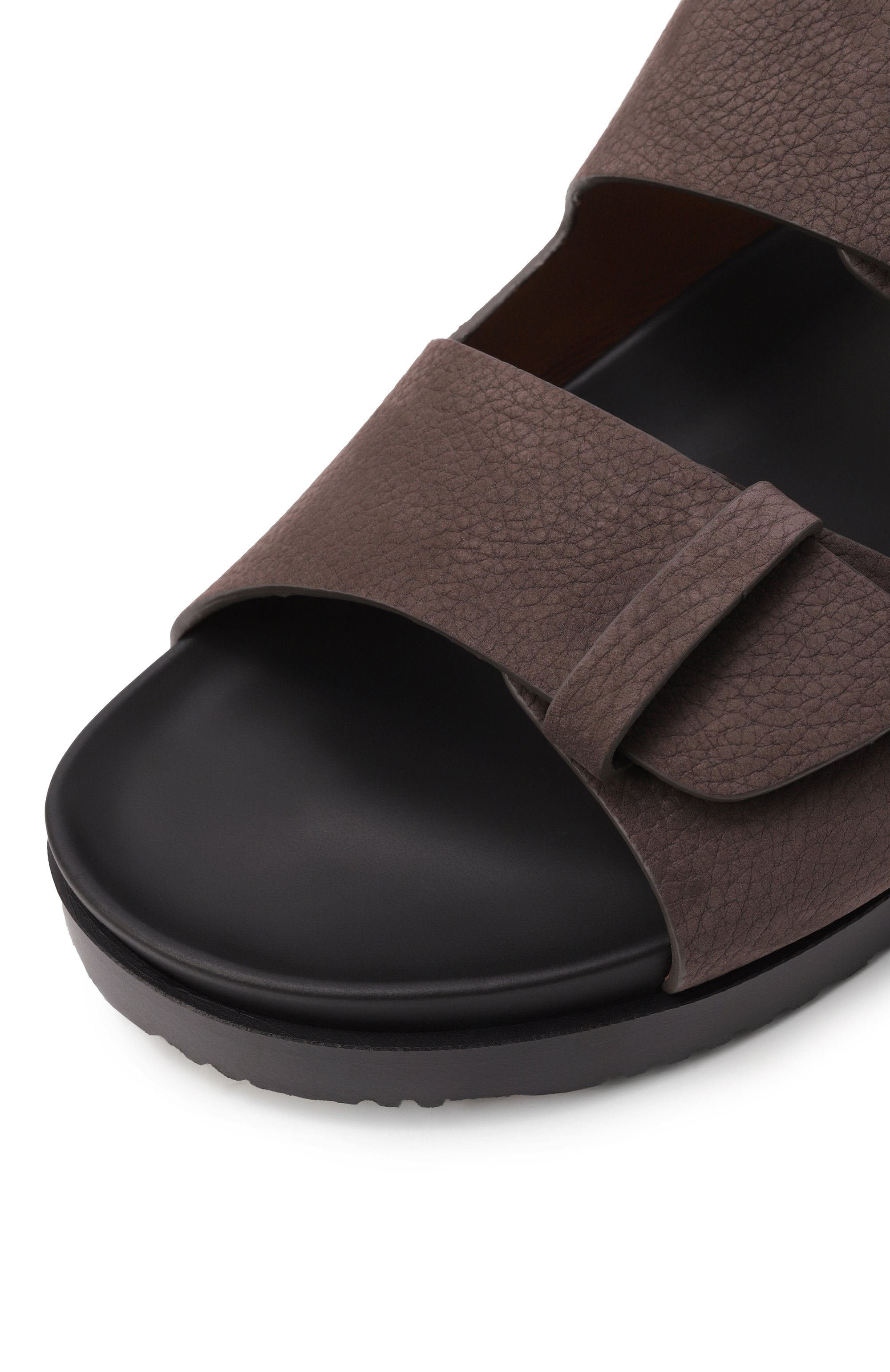 Шлепанцы из нубука DOUCAL'S, арт. DU3297NECKPF773N, фото 7