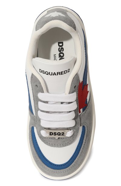 Кожаные кеды DSQUARED2, арт. 77755/28-35, фото 4