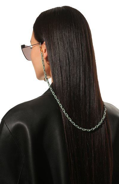 Цепочка для очков LINDA FARROW светло-зеленого цвета по цене 24500 руб., арт. LFLCHAIN11C4, фото 4 Цепочка для очков LINDA FARROW, арт. LFLCHAIN11C4, фото 4