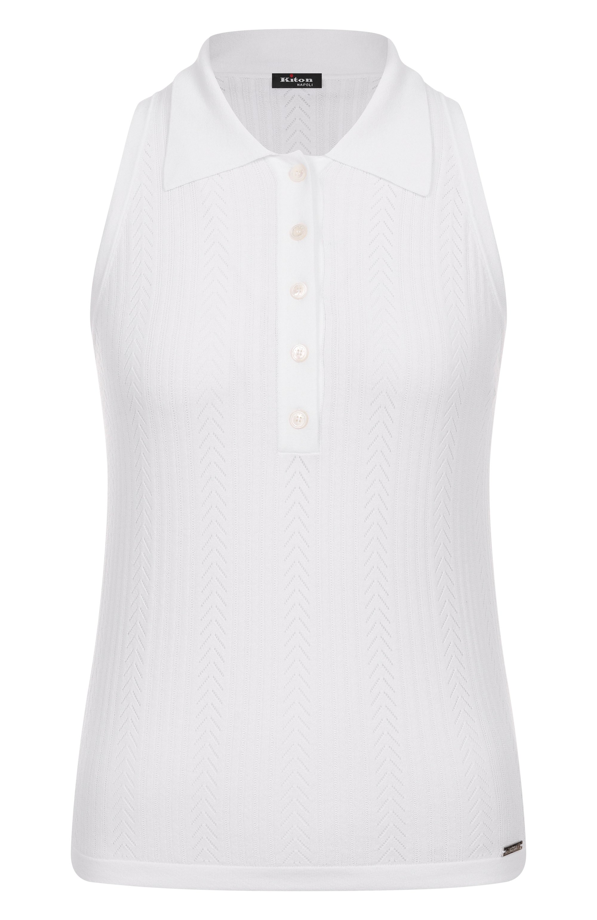 Хлопковое поло KITON, арт. D5978700001, фото 1