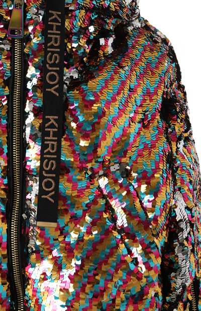 Пуховик с отделкой пайетками KHRISJOY, арт. KWF24R0604/PS0001, фото 5