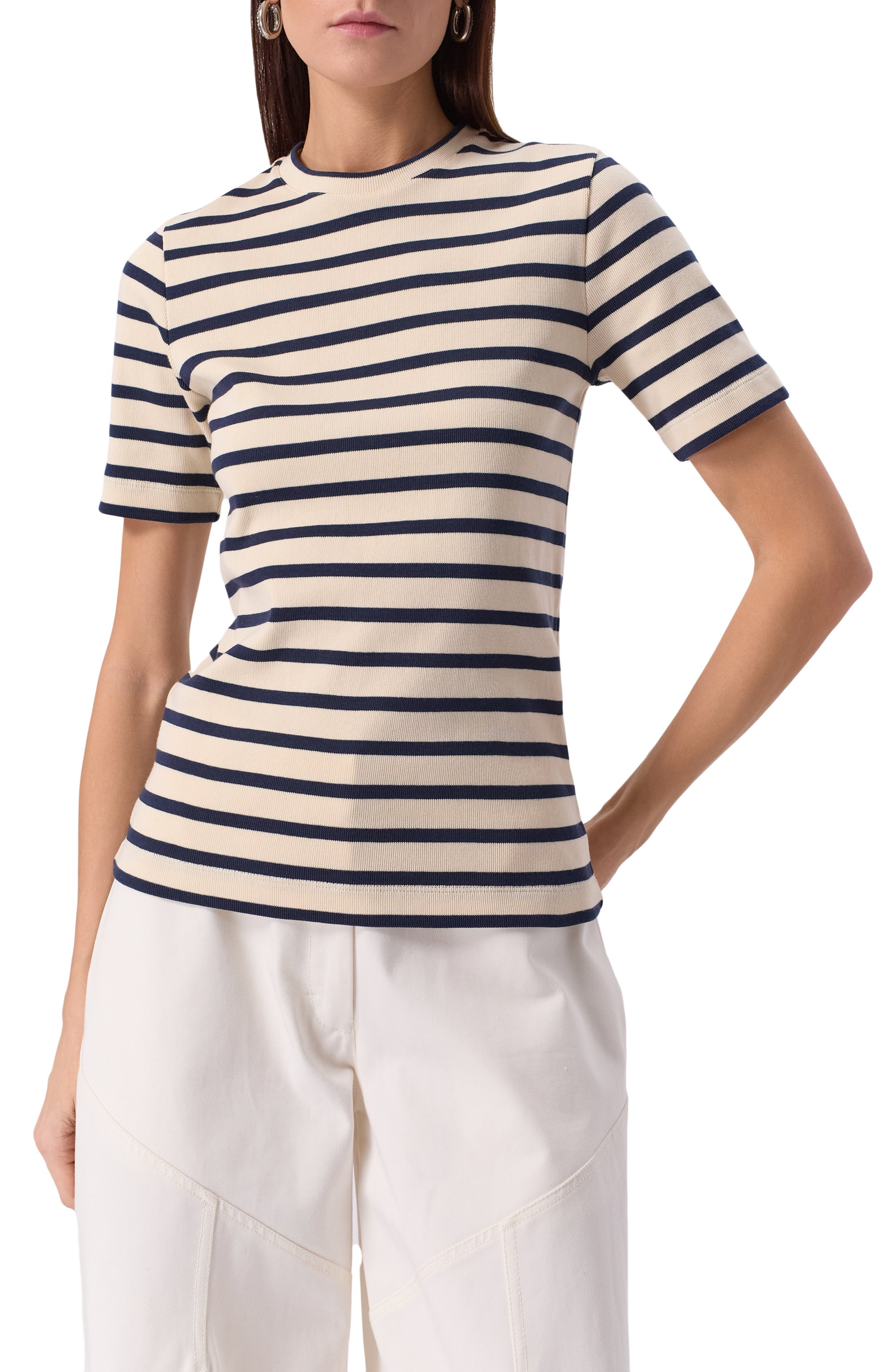 Хлопковая футболка JIL SANDER, арт. J40GC0111/J46497, фото 3