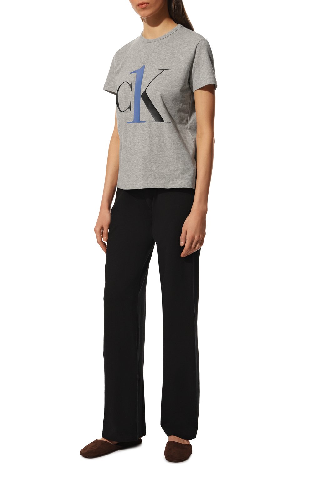 Хлопковая футболка CALVIN KLEIN, арт. QS6436E, фото 2