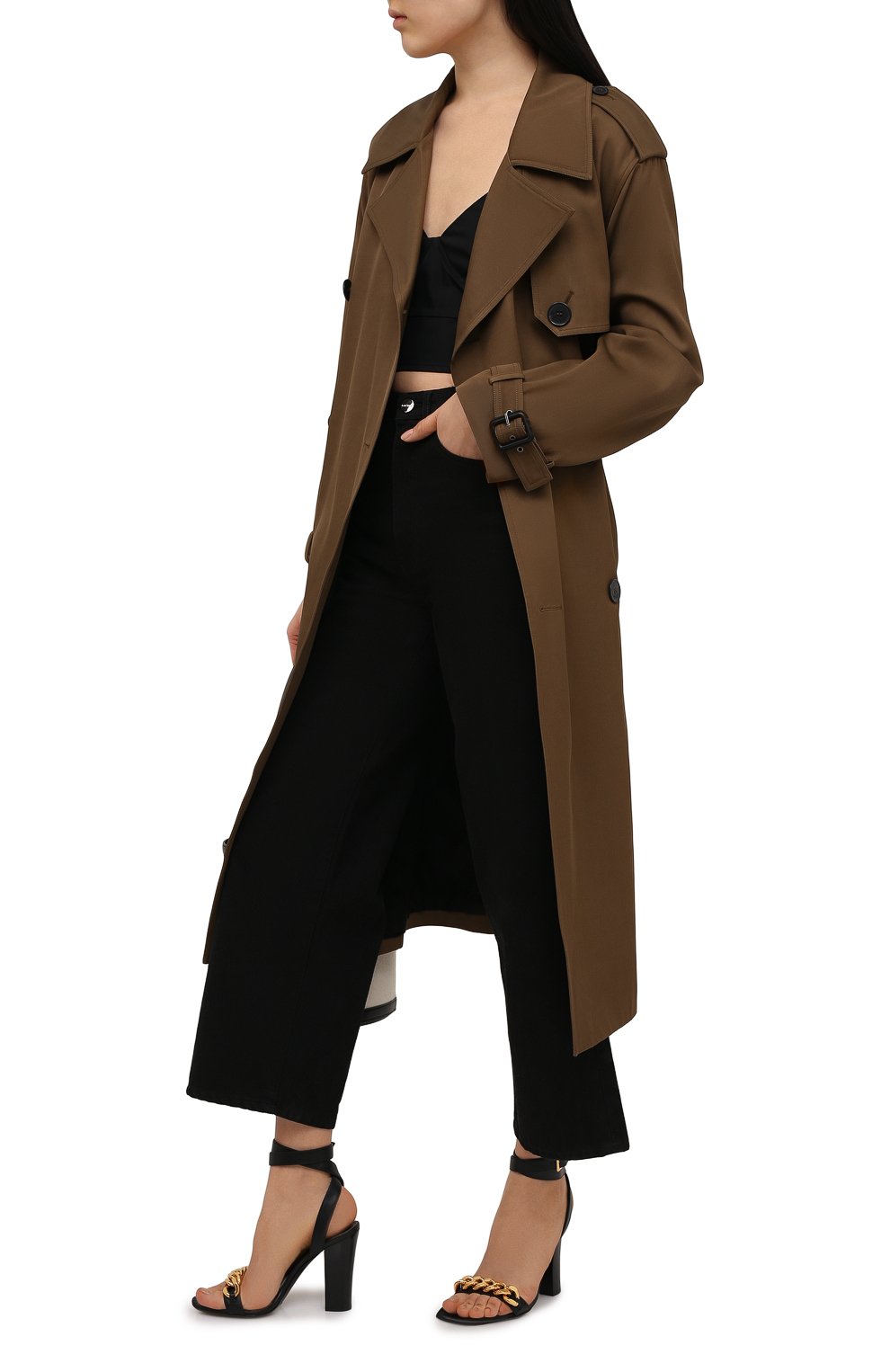 Комбинированные босоножки chain TOM FORD, арт. W2910T-LCL153, фото 2