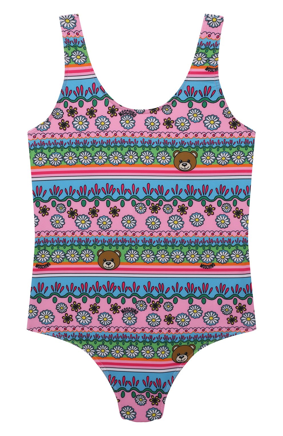 Слитный купальник MOSCHINO разноцветного цвета по цене 9950 руб., арт. HHL00B/LKA00/4-8, фото 1 Слитный купальник MOSCHINO, арт. HHL00B/LKA00/4-8, фото 1