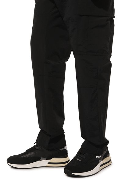 Комбинированные кроссовки  BOSS, арт. 50493214, фото 3