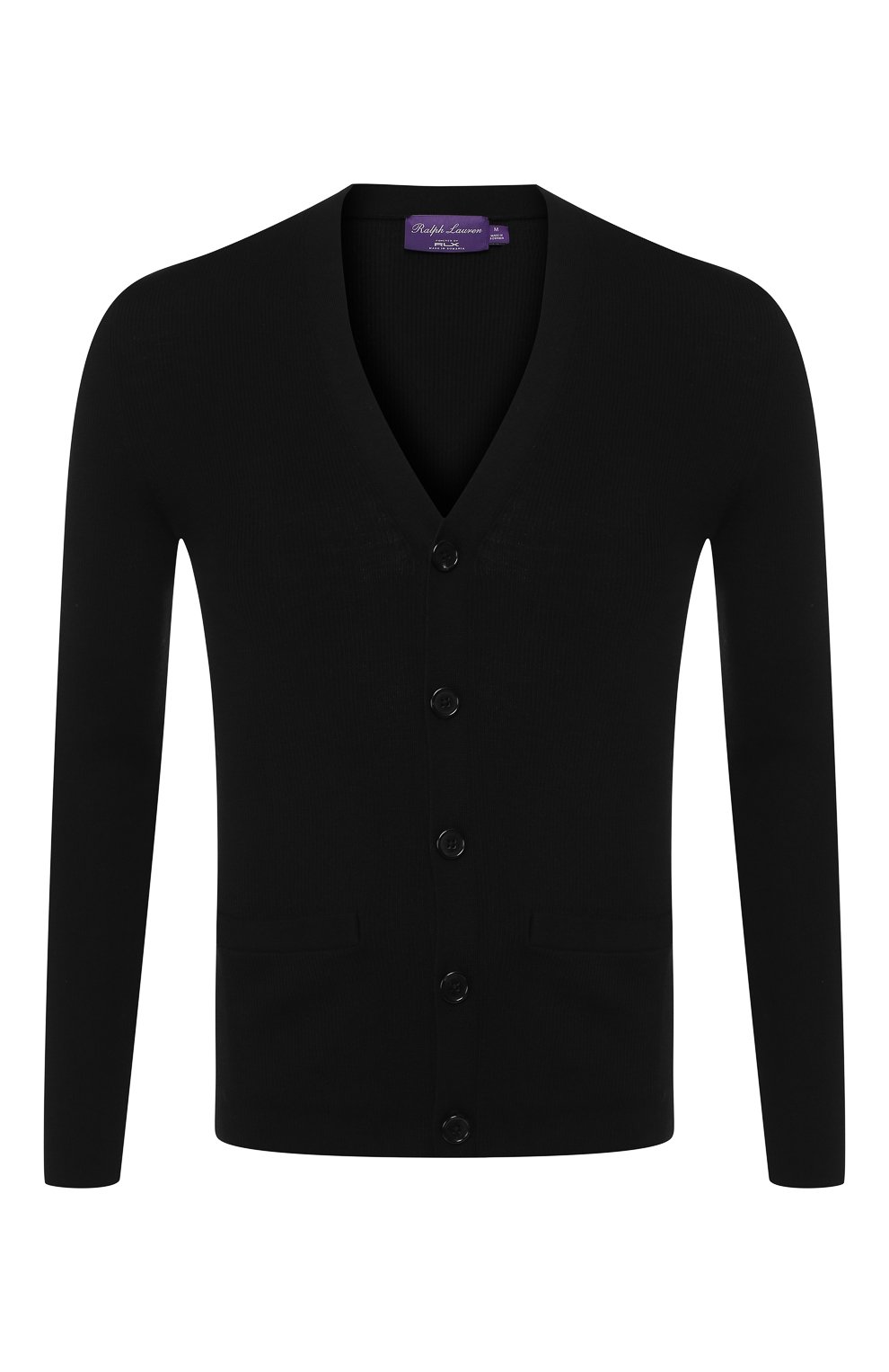 Шерстяной кардиган на пуговицах с v-образным вырезом RALPH LAUREN, арт. 790714519, фото 1