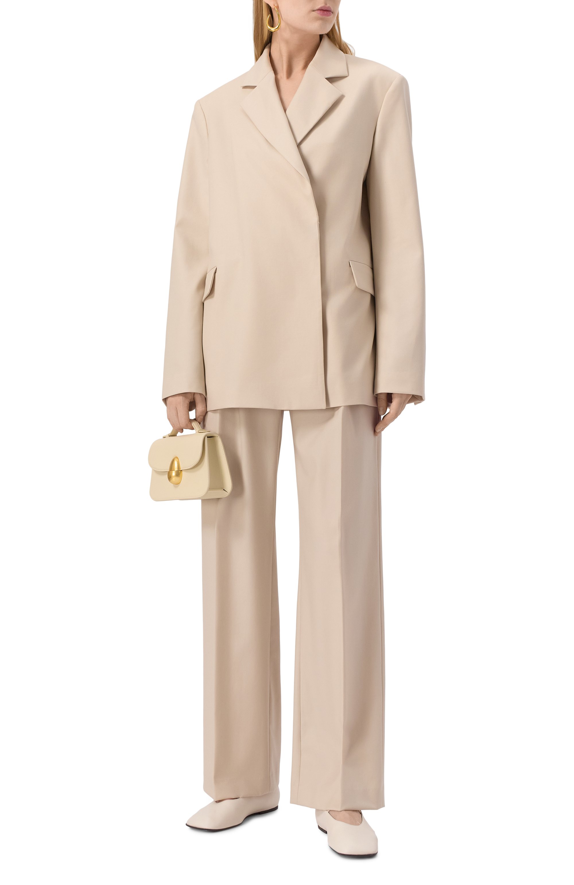 Шерстяные брюки LOULOU DE SAISON, арт. SBIRU, фото 2