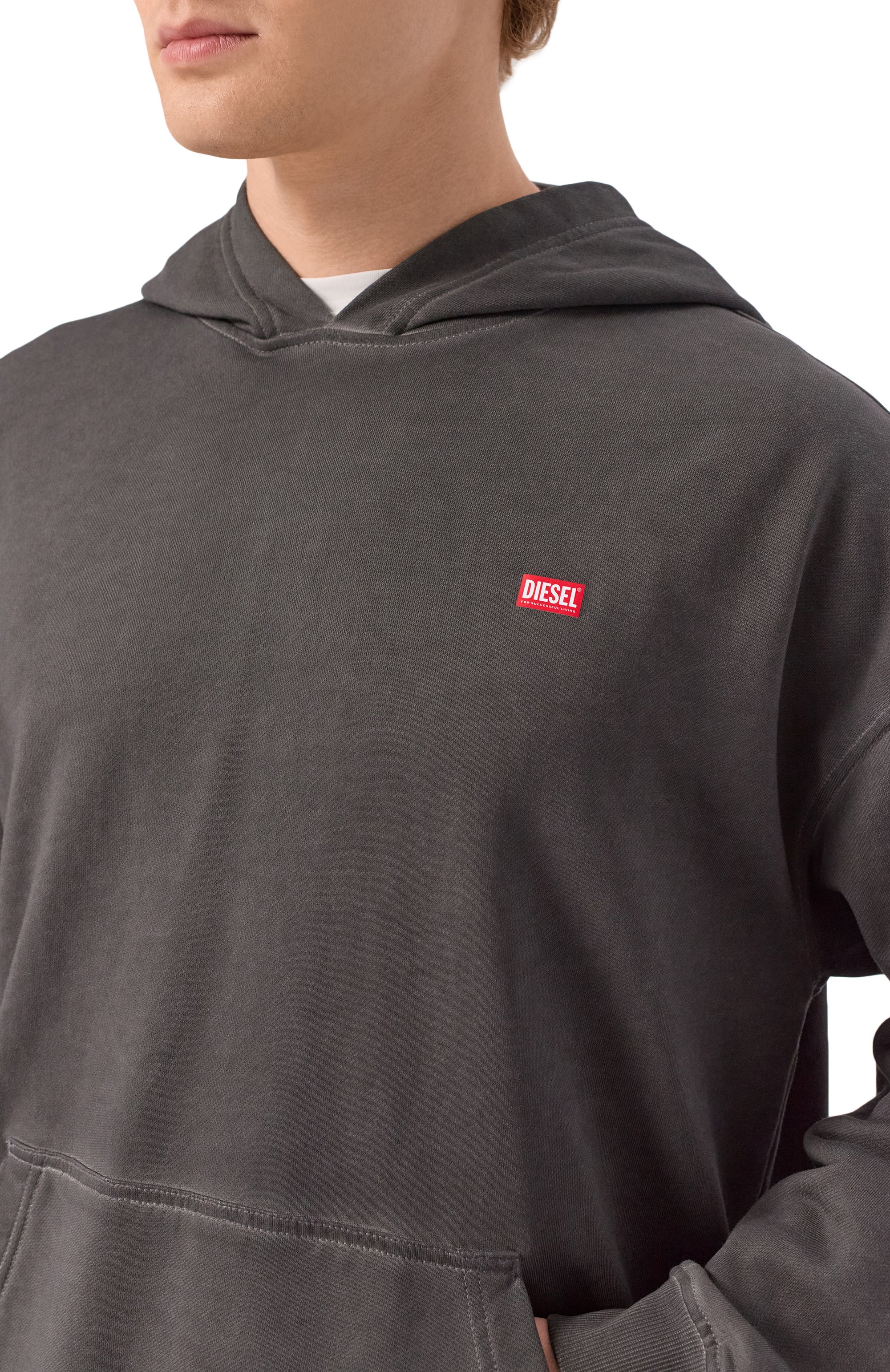 Хлопковое худи DIESEL, арт. A19333/0IKBR, фото 5