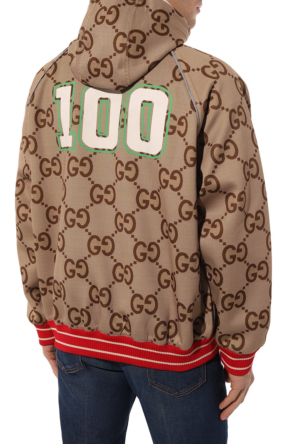 Толстовка GUCCI бежевого цвета по цене 230400 руб., арт. 676466 XJDXH, фото 4 Толстовка GUCCI, арт. 676466 XJDXH, фото 4