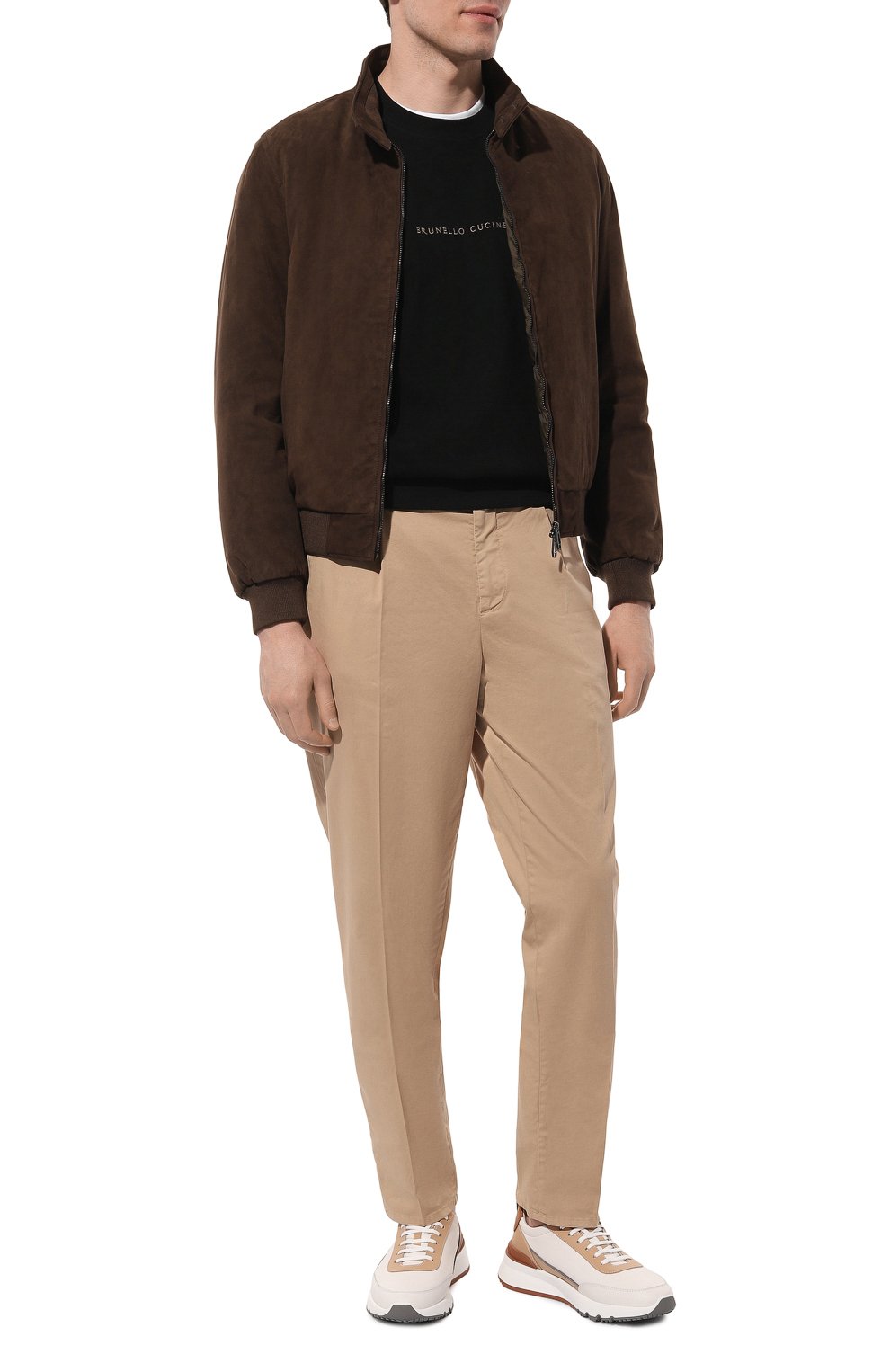 Хлопковые брюки BRUNELLO CUCINELLI, арт. M289LE1450, фото 2