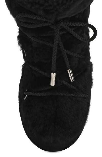 Замшевые сапоги yves salomon x moon boot YVES SALOMON, арт. 20WAC708XXMERL, фото 5