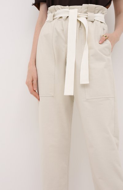 Хлопковые брюки BRUNELLO CUCINELLI, арт. MP827P7374, фото 3