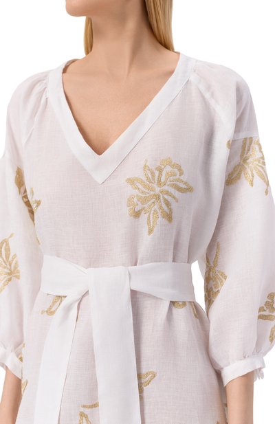Льняное платье 120% LINO, арт. 33ALIW4PLH/000G477, фото 4