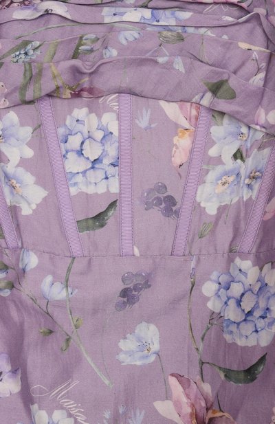 Платье из вискозы и льна MAISON AVA, арт. MA-SS25-GT01, фото 3