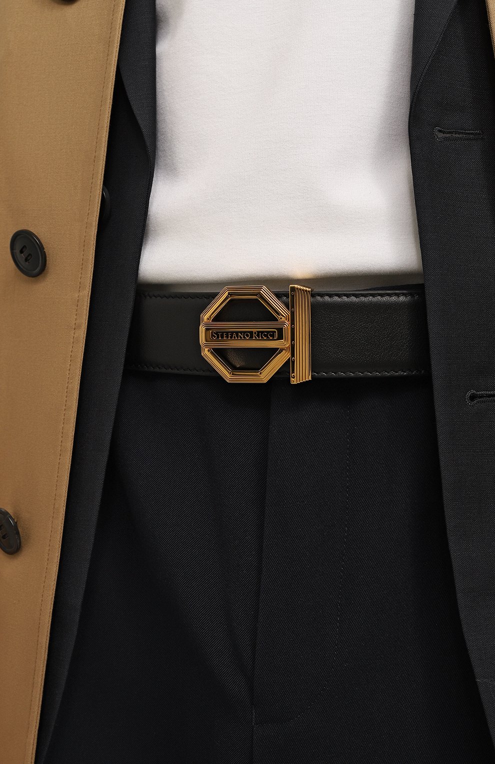 Кожаный ремень STEFANO RICCI, арт. N381VH/C5540, фото 2