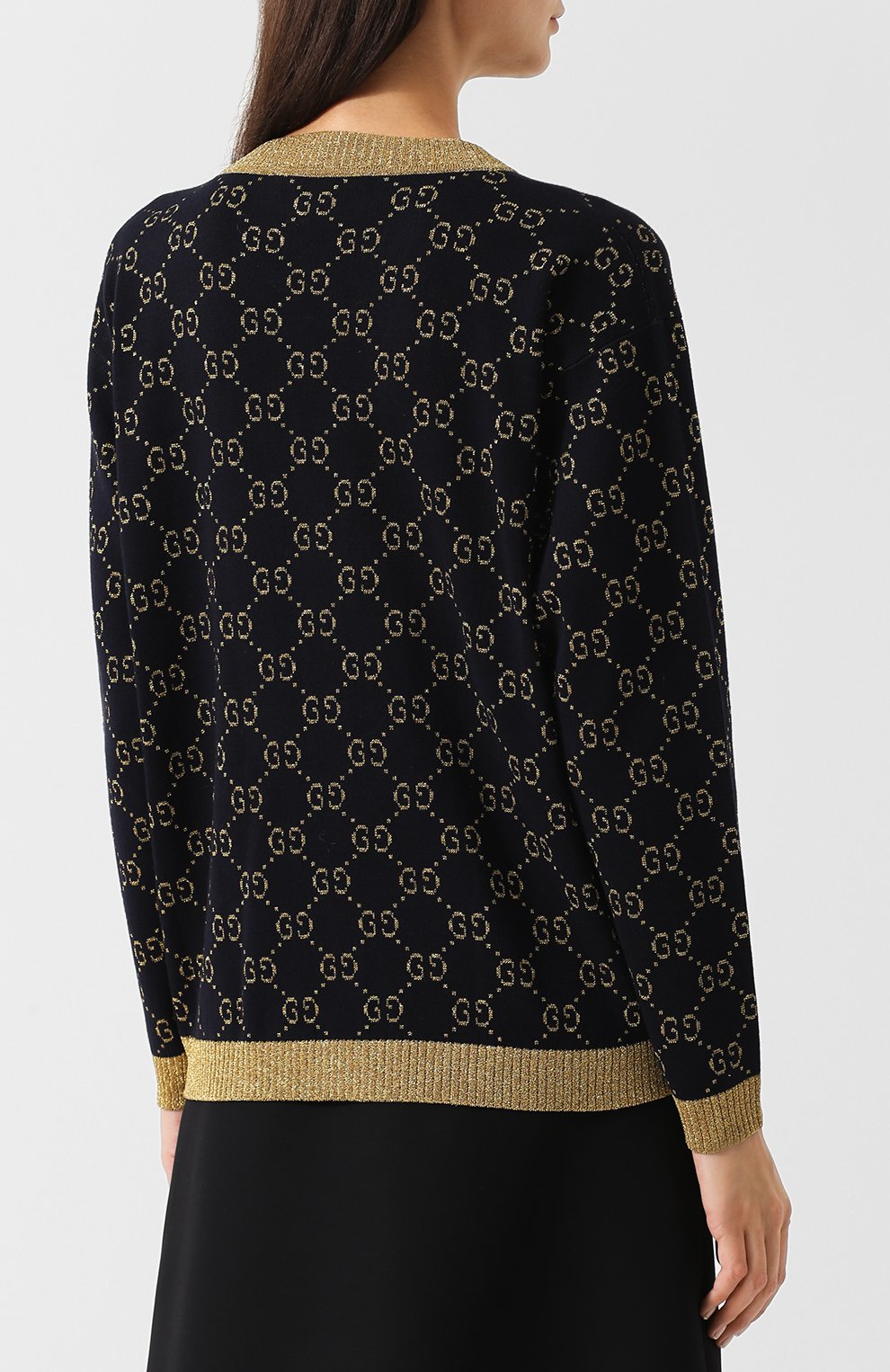 Хлопковый кардиган GUCCI, арт. 529193/X9W83, фото 4