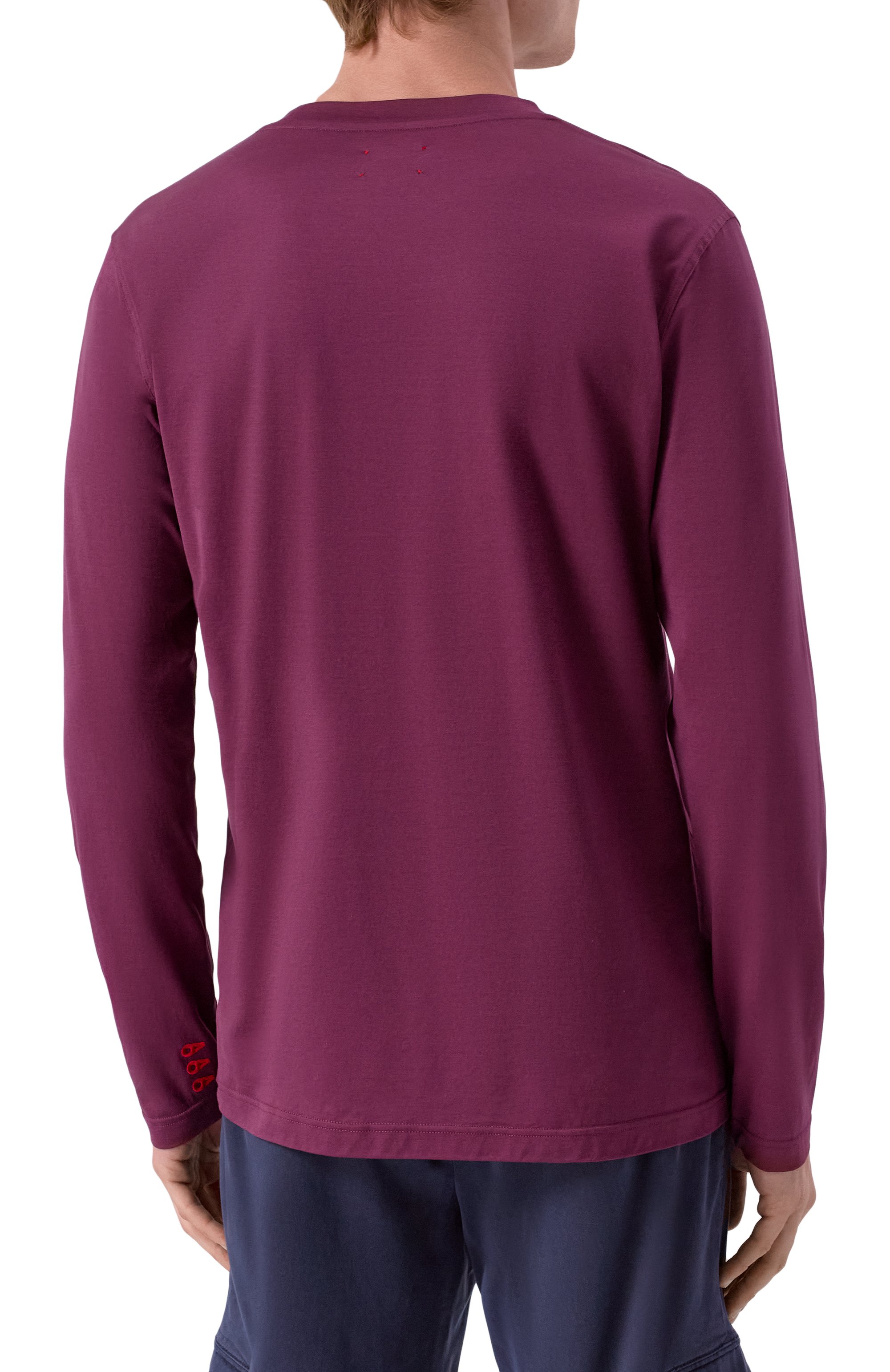 Хлопковый лонгслив KITON, арт. UMK0830K340, фото 4