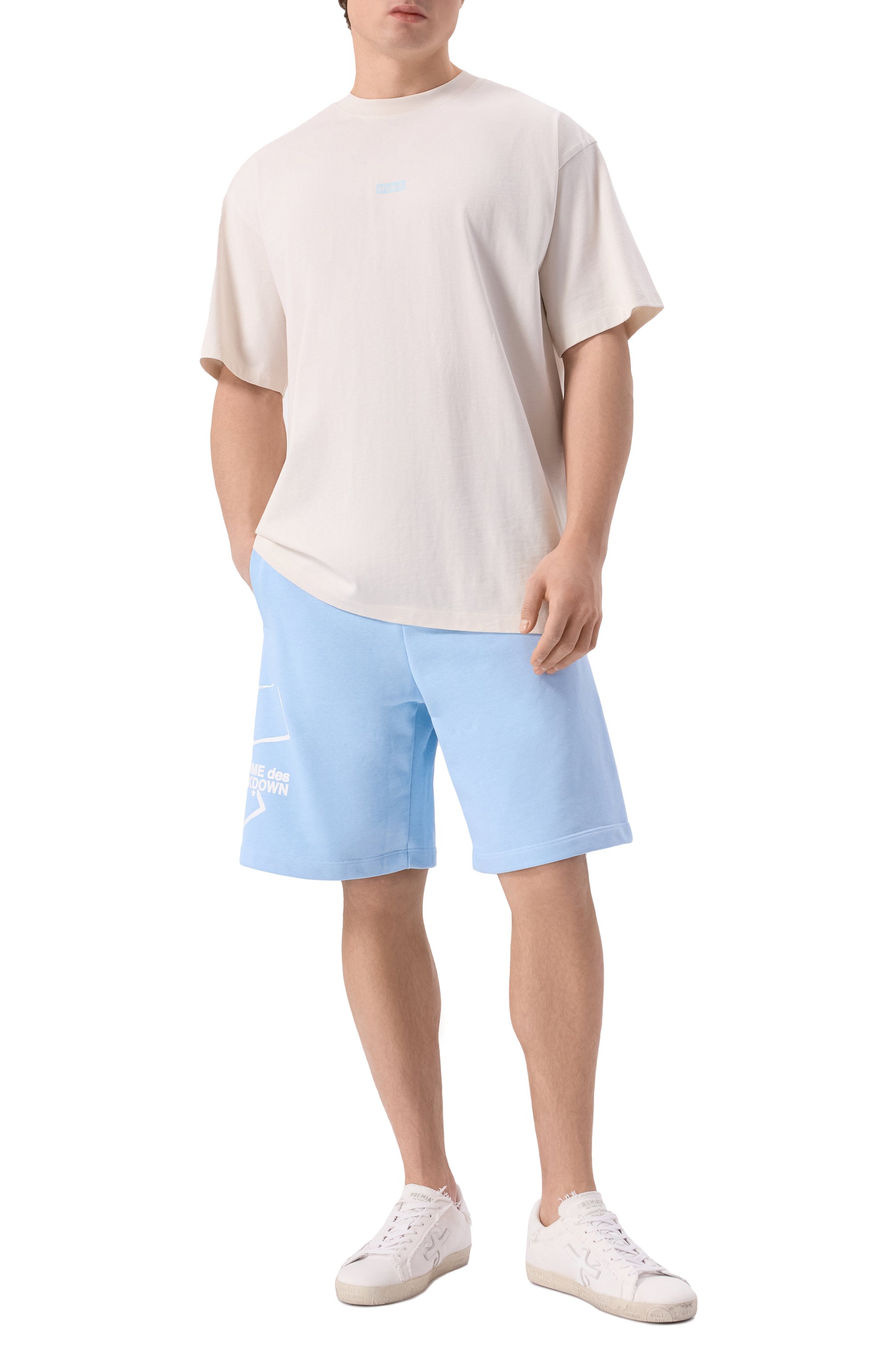 Хлопковые шорты COMME DES FUCKDOWN, арт. CFABM01507, фото 2