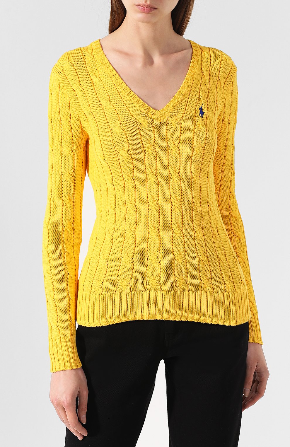 Хлопковый пуловер POLO RALPH LAUREN, арт. 211580008/0S191C09, фото 3