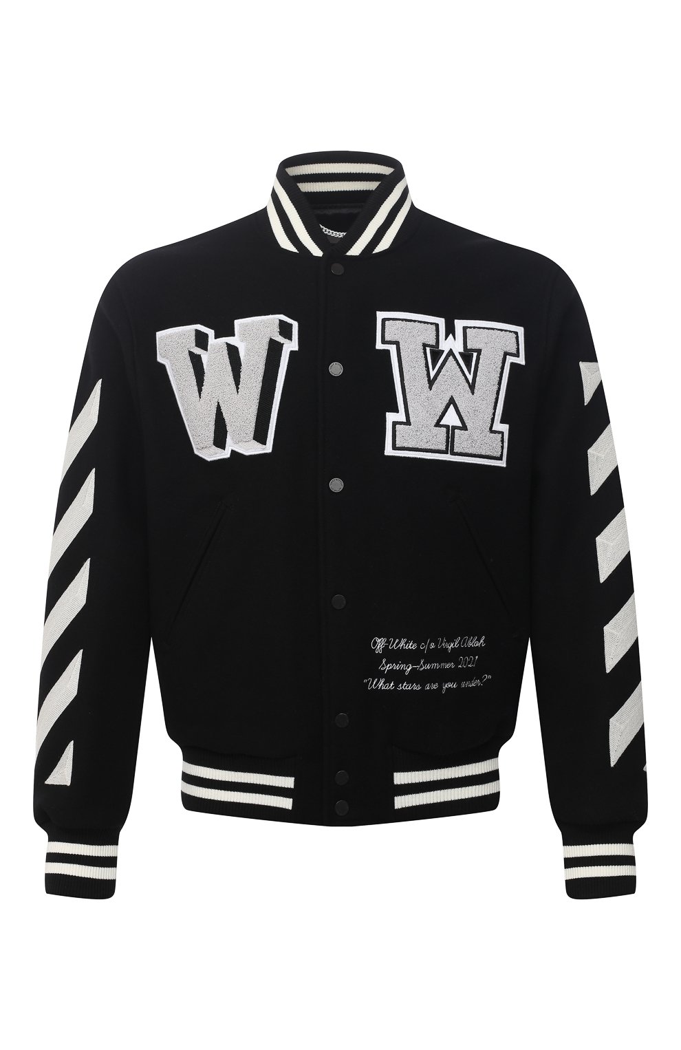 Шерстяной бомбер OFF-WHITE, арт. 0MEA267R21FAB001, фото 1