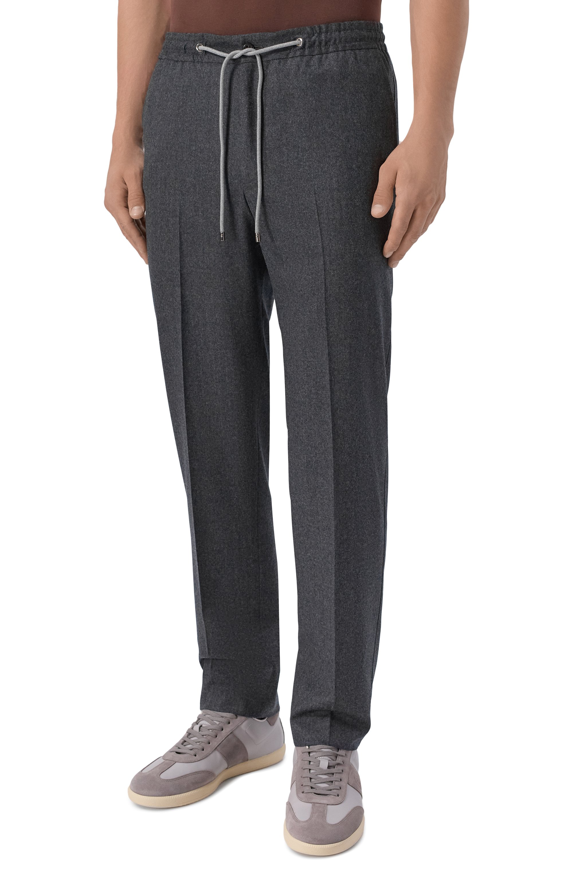 Шерстяные брюки CORNELIANI темно-серого цвета по цене 56450 руб., арт. 284L25/2A18111, фото 3 Шерстяные брюки CORNELIANI, арт. 284L25/2A18111, фото 3