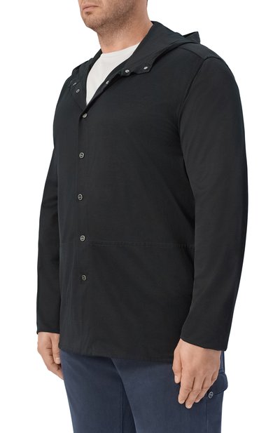 Хлопковая рубашка KITON черного цвета по цене 89950 руб., арт. UMCPETEH09665, фото 3 Хлопковая рубашка KITON, арт. UMCPETEH09665, фото 3