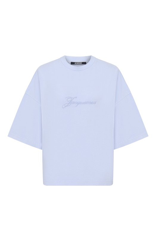 Хлопковая футболка Jacquemus 26ETSW00590/AJ00045 Голубой 26ETSW00590/AJ00045