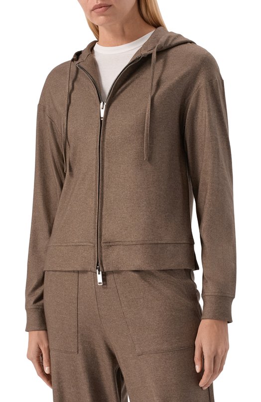 Толстовка из кашемира и шелка MVST M25.2MW.H404/45623 Коричневый  M25.2MW.H404/45623 Фото 3