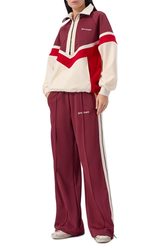 Брюки Palm Angels PWCJ039F25FAB001 Бордовый  PWCJ039F25FAB001 Фото 2