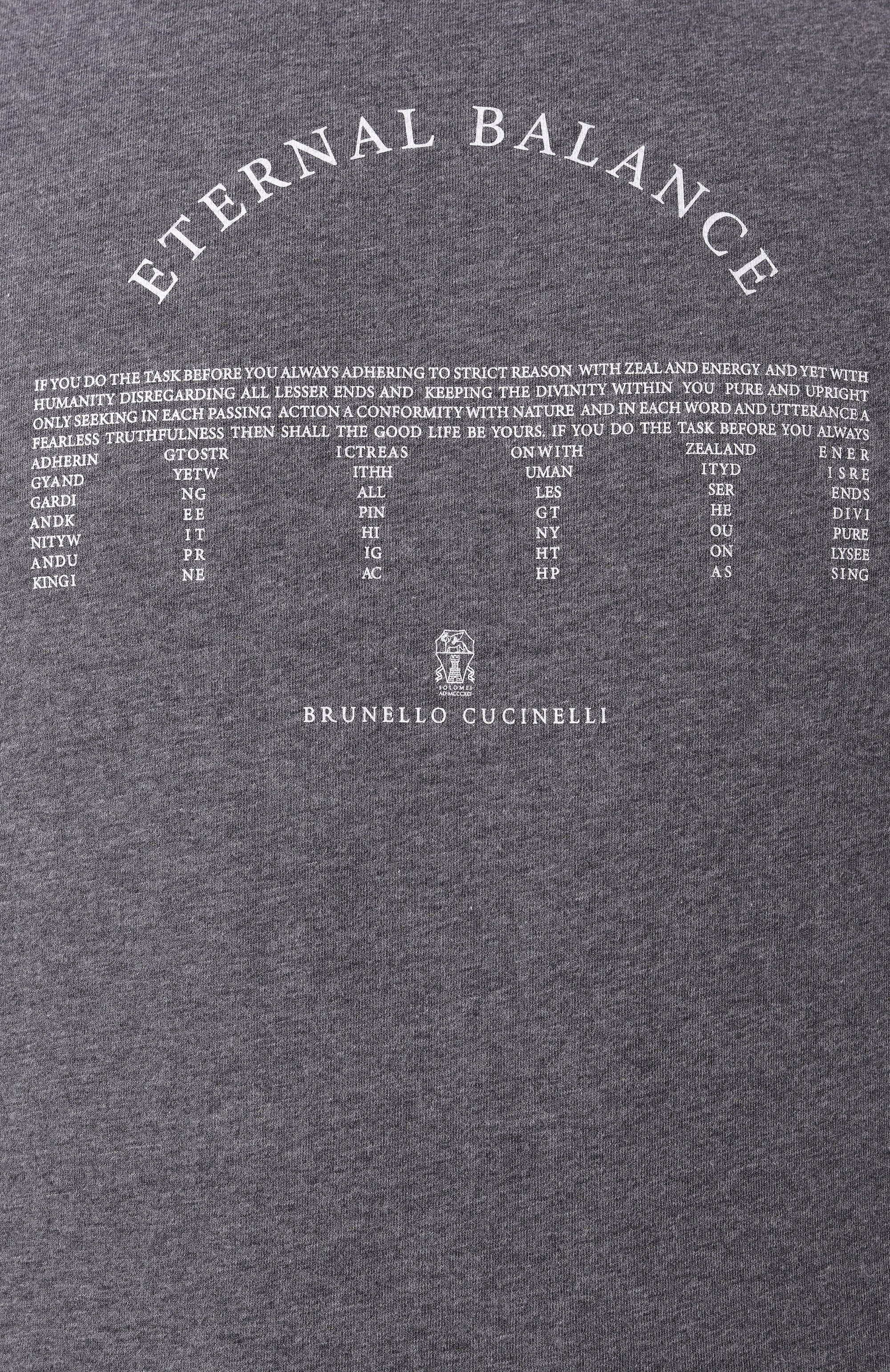 Хлопковая футболка BRUNELLO CUCINELLI, арт. M0B138413, фото 6