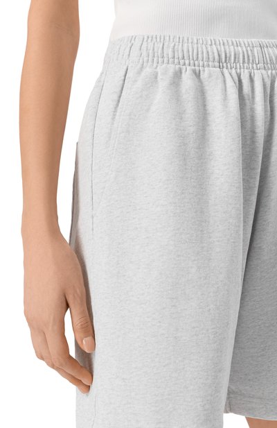 Хлопковые шорты SPORTY AND RICH, арт. SH03961428GY03, фото 5