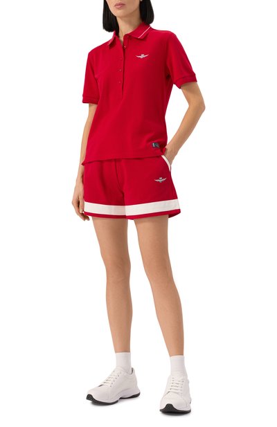 Хлопковое поло AERONAUTICA MILITARE, арт. P01846DP343, фото 2