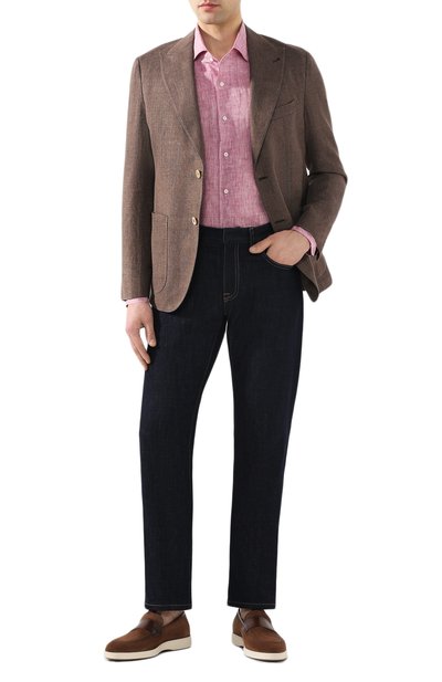 Пиджак из смеси льна и хлопка ELEVENTY, арт. A70GIAA05 TES0A043, фото 2