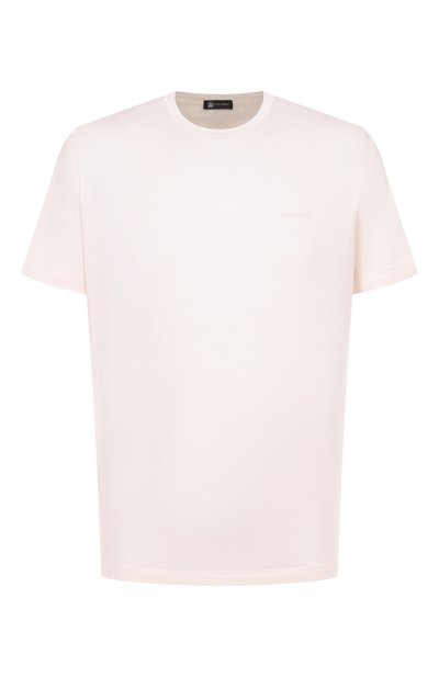 Мужская футболка из шелка и хлопка COLOMBO, арт. TS00404/M0146-J0