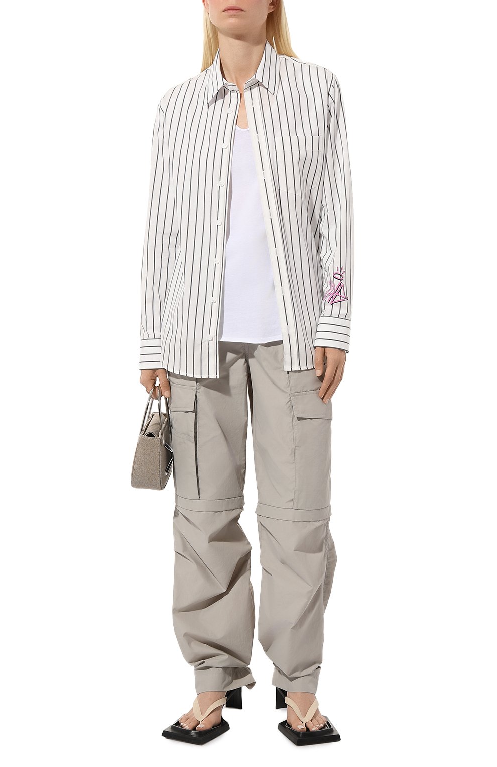 Хлопковая рубашка ZADIG AND VOLTAIRE, арт. WWSH00488, фото 2