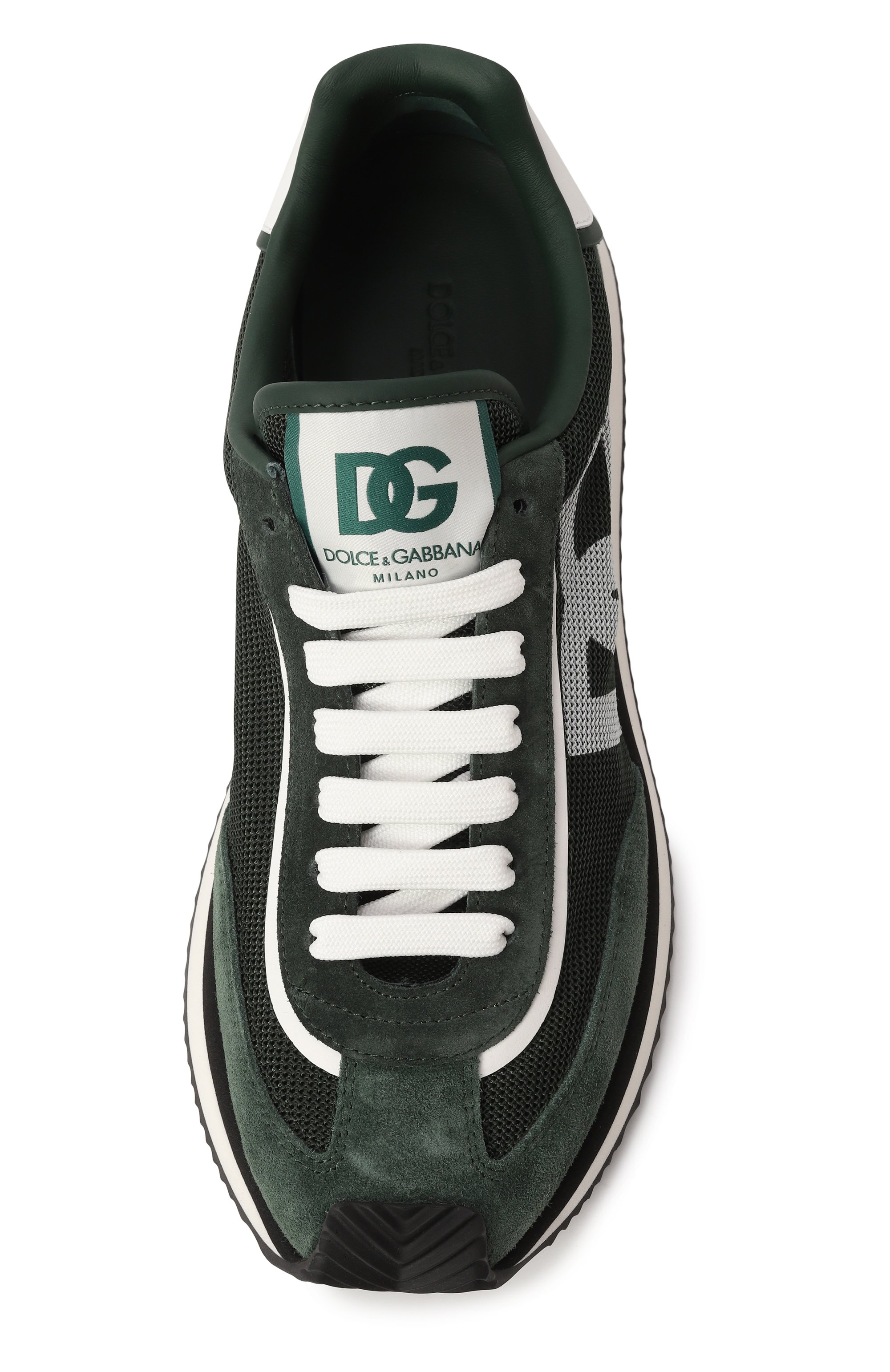 Комбинированные кроссовки dg cushion DOLCE & GABBANA, арт. CS2288/A3D24, фото 6