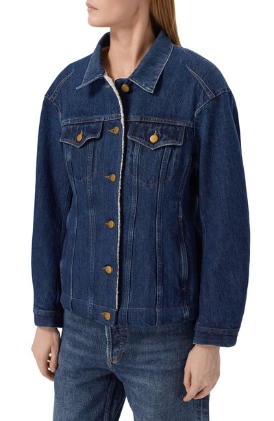Джинсовая куртка JIL SANDER синего цвета по цене 250000 руб., арт. J02SW0085/J45324, фото 3 Джинсовая куртка JIL SANDER, арт. J02SW0085/J45324, фото 3