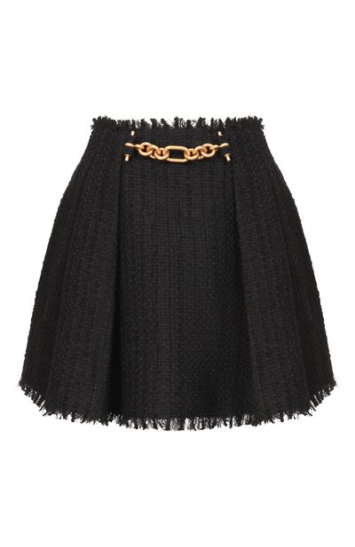 Женская твидовая юбка BALMAIN, арт. GF1LBB34/XL81