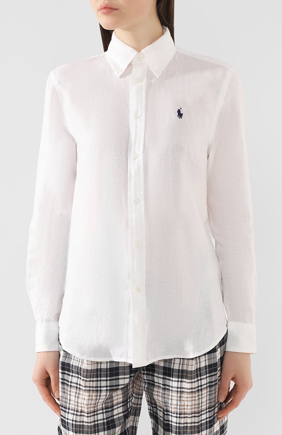 Льняная рубашка POLO RALPH LAUREN, арт. 211780673, фото 3