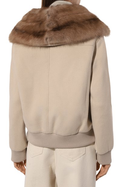 Куртка из шерсти и кашемира YVES SALOMON, арт. 24WYV05660CAZI, фото 4