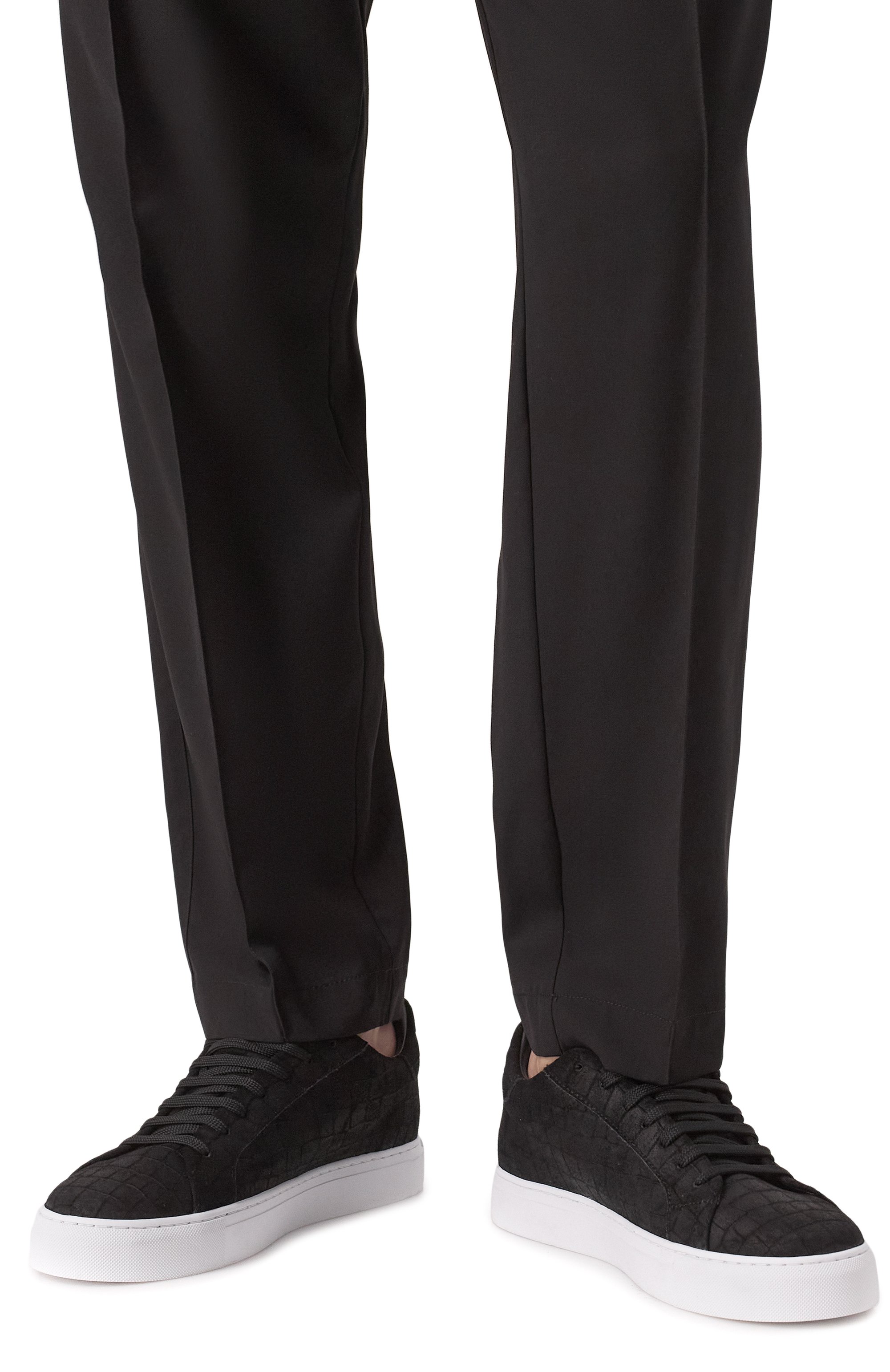 Замшевые кеды HIDE AND JACK, арт. ECR0LBLKWHT, фото 3