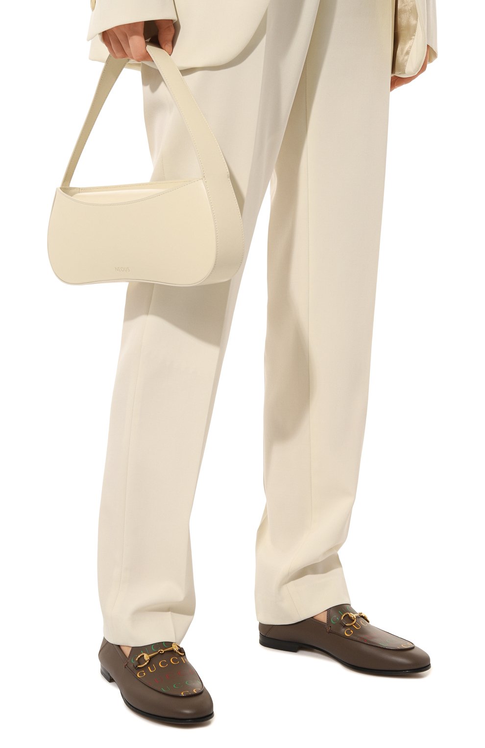 Кожаные лоферы GUCCI, арт. 678003 UHR20, фото 3