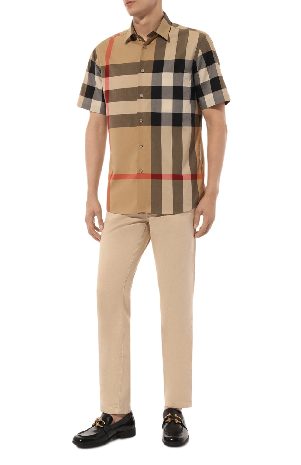 Хлопковая рубашка BURBERRY, арт. 8079591, фото 2