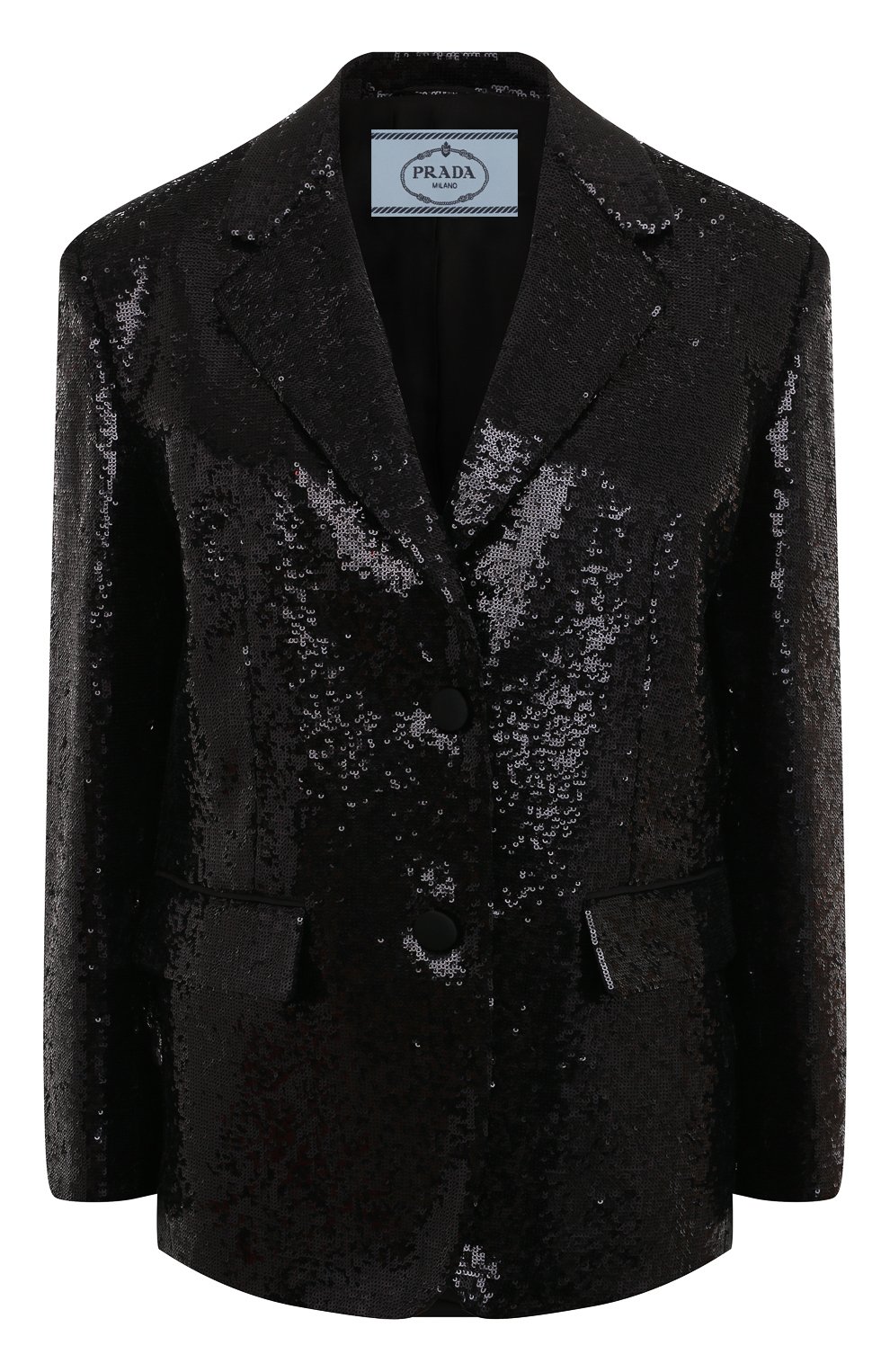 Жакет с отделкой пайетками PRADA, арт. P518MR-10AI-F0002-221, фото 1