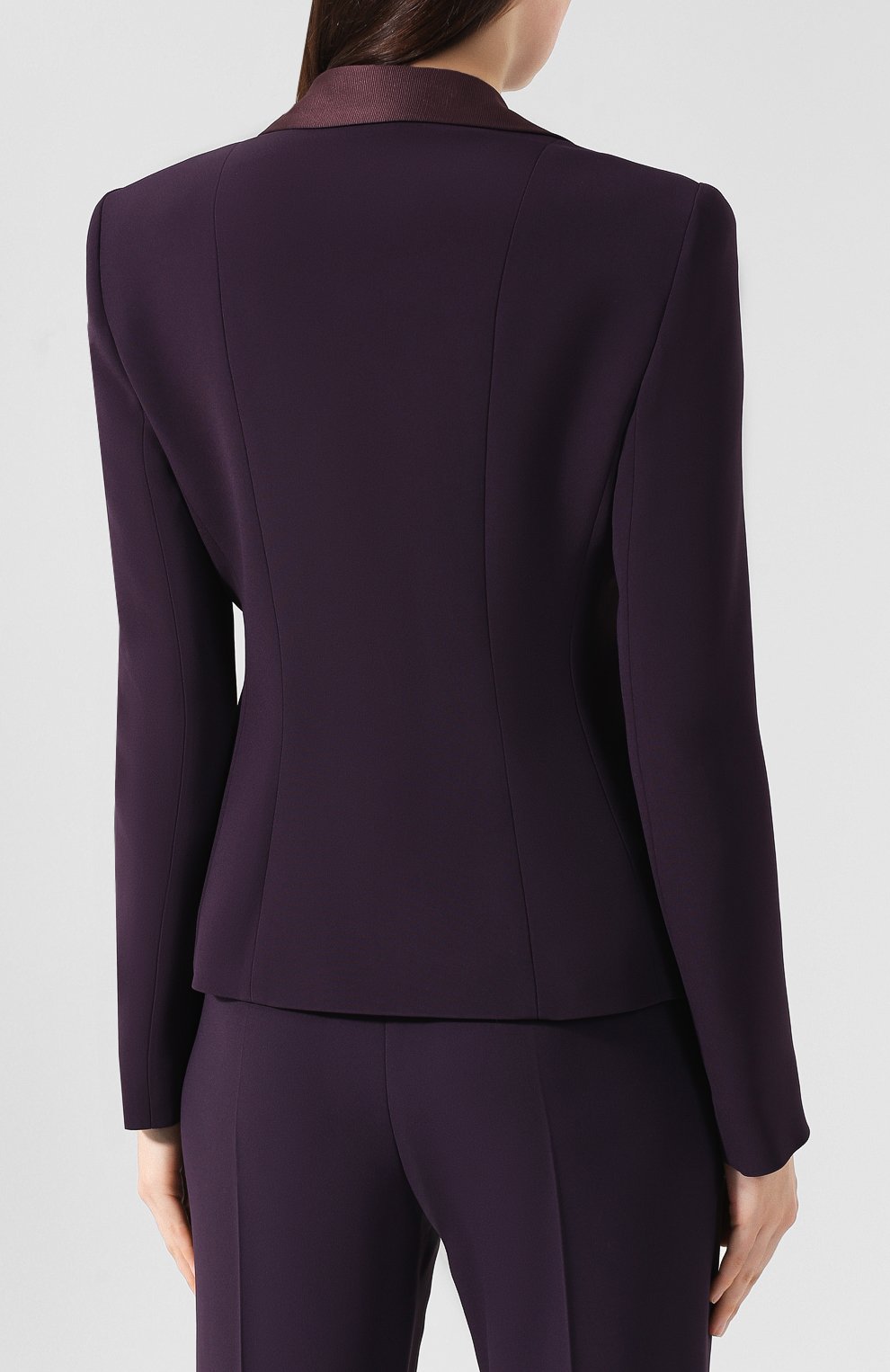 Жакет EMPORIO ARMANI темно-синего цвета по цене 78900 руб., арт. 4NG18T/42013, фото 4 Жакет EMPORIO ARMANI, арт. 4NG18T/42013, фото 4
