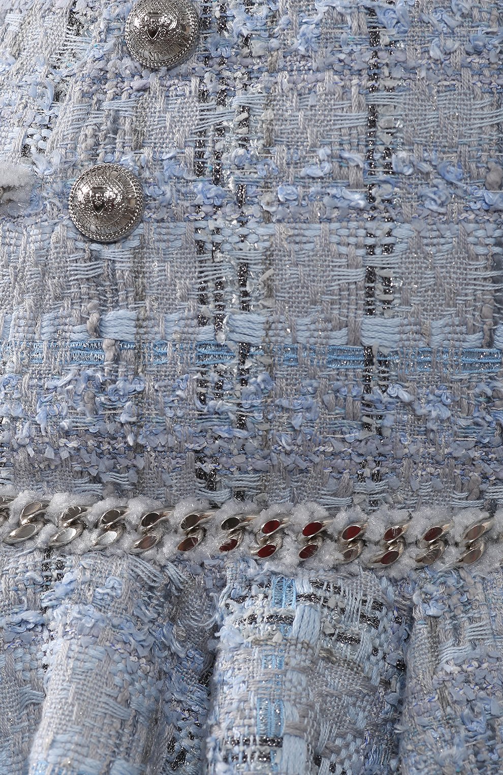 Твидовая юбка BALMAIN, арт. SF24118/C182, фото 5