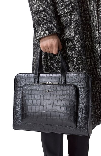 Портфель из кожи крокодила AURUS COLLECTION, арт. BB001BKS, фото 2